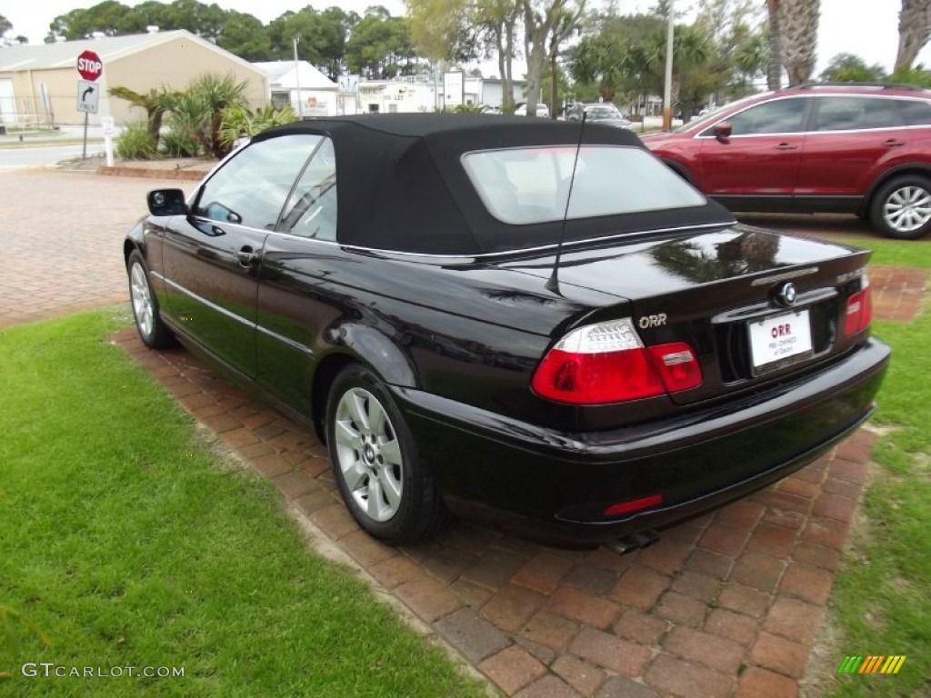 2006 3 Series 325i Convertible - Jet Black / Black photo #3