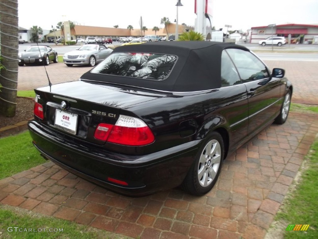 2006 3 Series 325i Convertible - Jet Black / Black photo #5