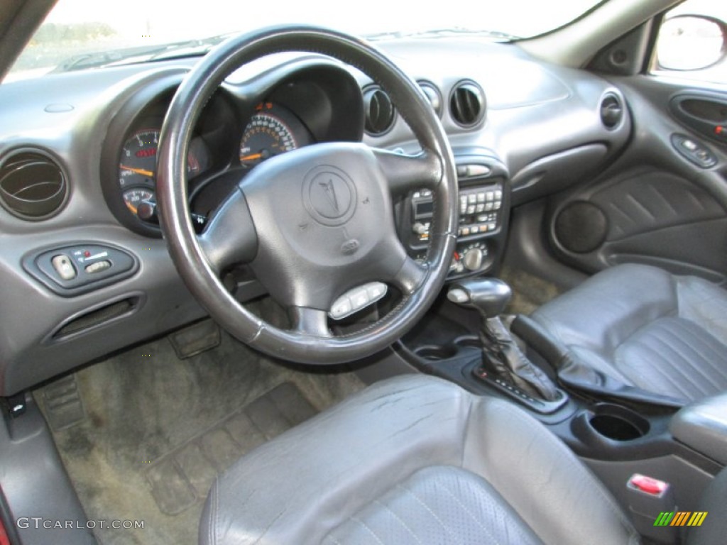 Dark Pewter Interior 2003 Pontiac Grand Am GT Sedan Photo #77785694