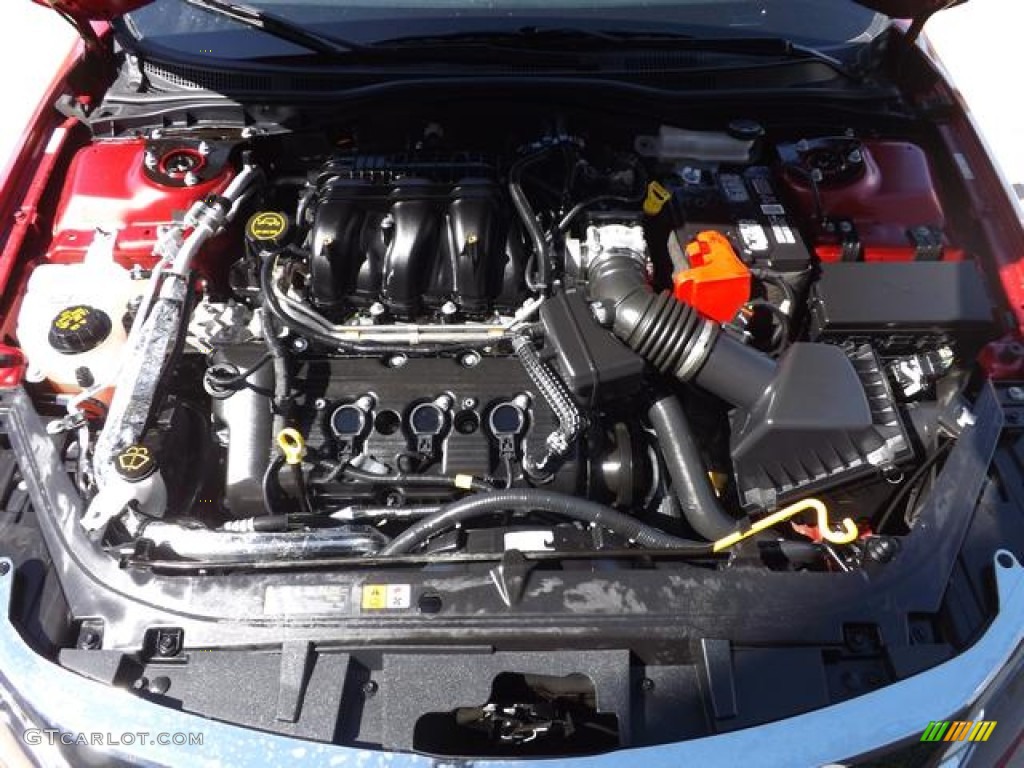 2012 Ford Fusion SEL V6 3.0 Liter Flex-Fuel DOHC 24-Valve VVT Duratec V6 Engine Photo #77785883