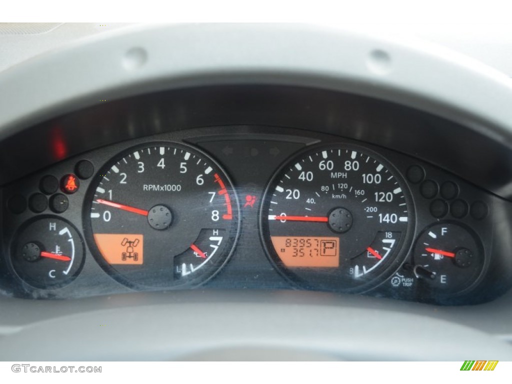 2007 Nissan Frontier SE Crew Cab 4x4 Gauges Photo #77785889