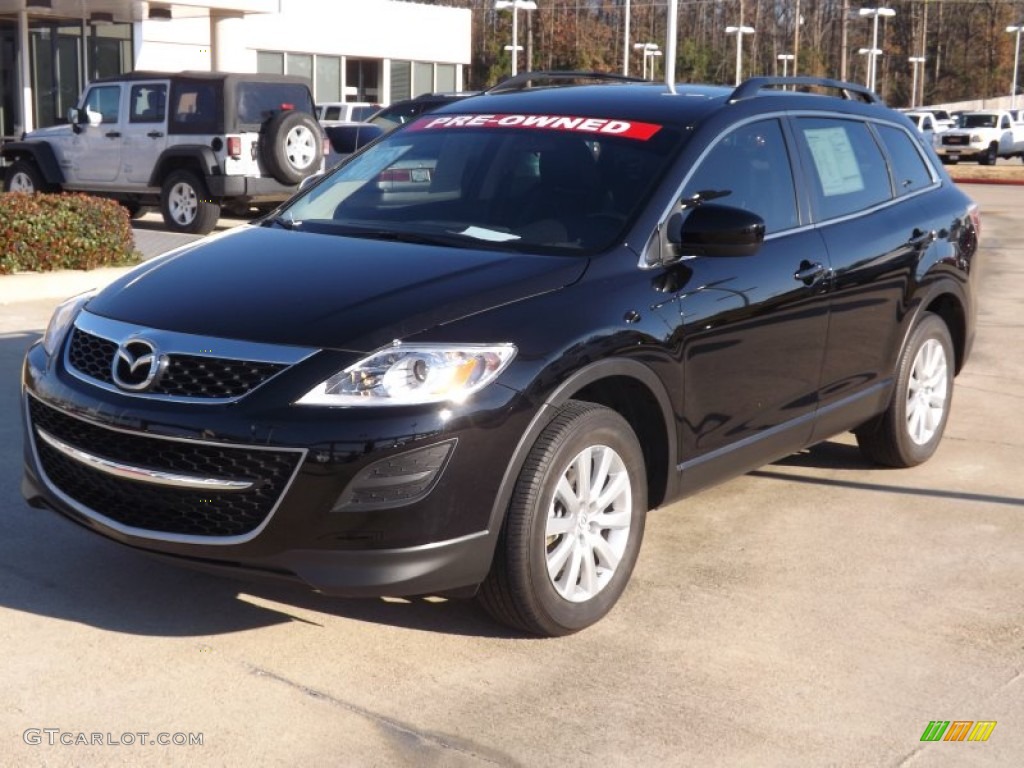 Brilliant Black 2010 Mazda CX-9 Sport Exterior Photo #77786506