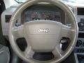 2007 Jeep Patriot Pastel Pebble Beige Interior Steering Wheel Photo