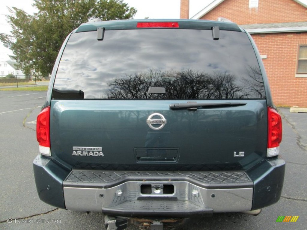 2004 Armada LE 4x4 - Deep Water Blue Metallic / Graphite/Titanium photo #7