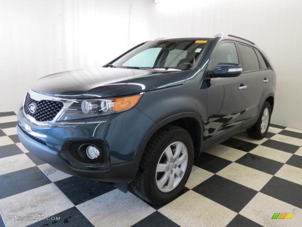 Pacific Blue 2011 Kia Sorento LX Exterior Photo #77787152