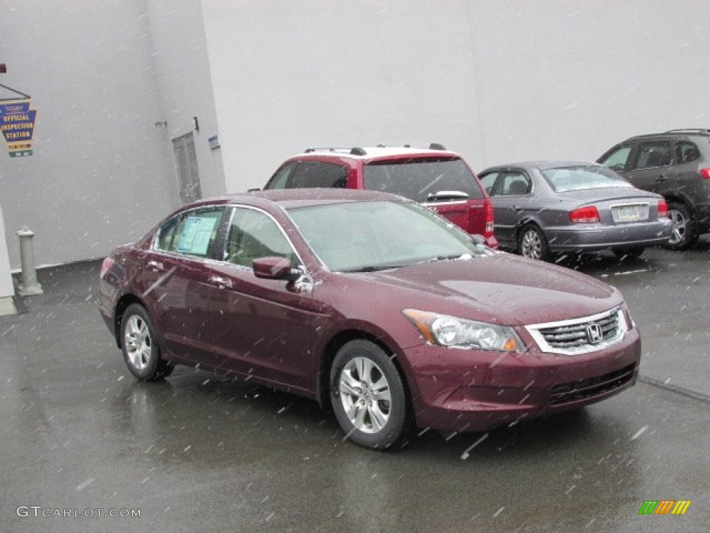 Basque Red Pearl 2008 Honda Accord LX-P Sedan Exterior Photo #77787192