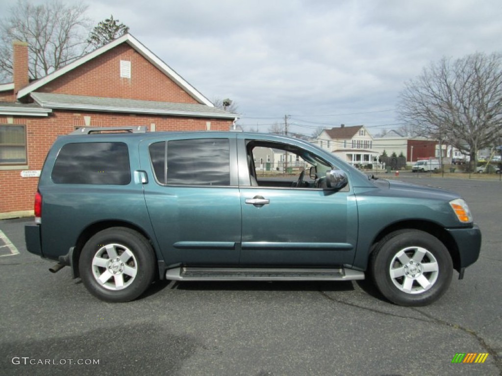 Deep Water Blue Metallic 2004 Nissan Armada LE 4x4 Exterior Photo #77787227