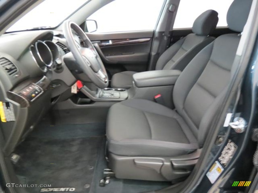 Black Interior 2011 Kia Sorento LX Photo #77787251
