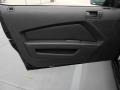 Charcoal Black Recaro Sport Seats 2014 Ford Mustang GT Coupe Door Panel