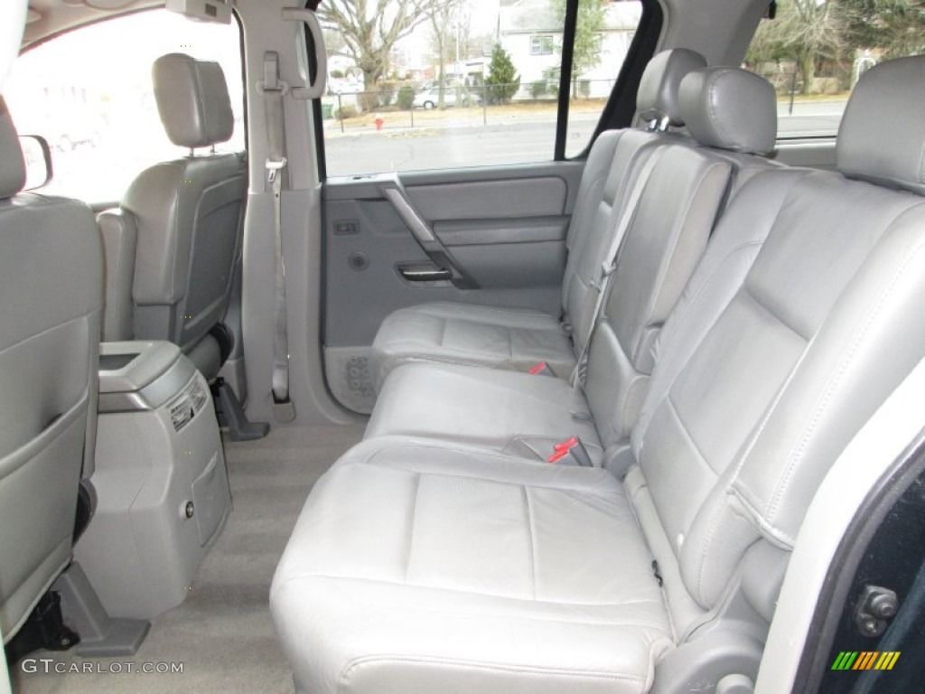 Graphite/Titanium Interior 2004 Nissan Armada LE 4x4 Photo #77787413