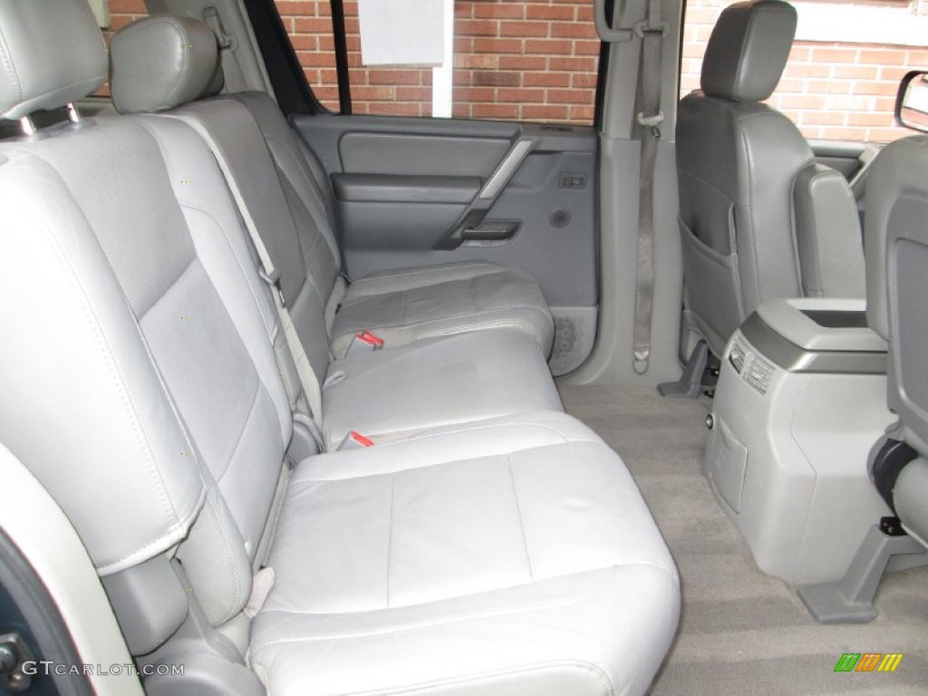 Graphite/Titanium Interior 2004 Nissan Armada LE 4x4 Photo #77787437