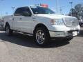 2005 Oxford White Ford F150 Lariat SuperCrew 4x4  photo #9