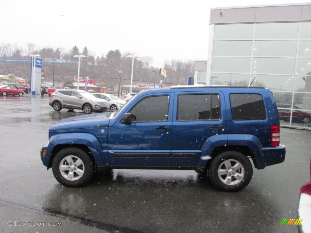 Deep Water Blue Pearl 2010 Jeep Liberty Sport 4x4 Exterior Photo #77787740