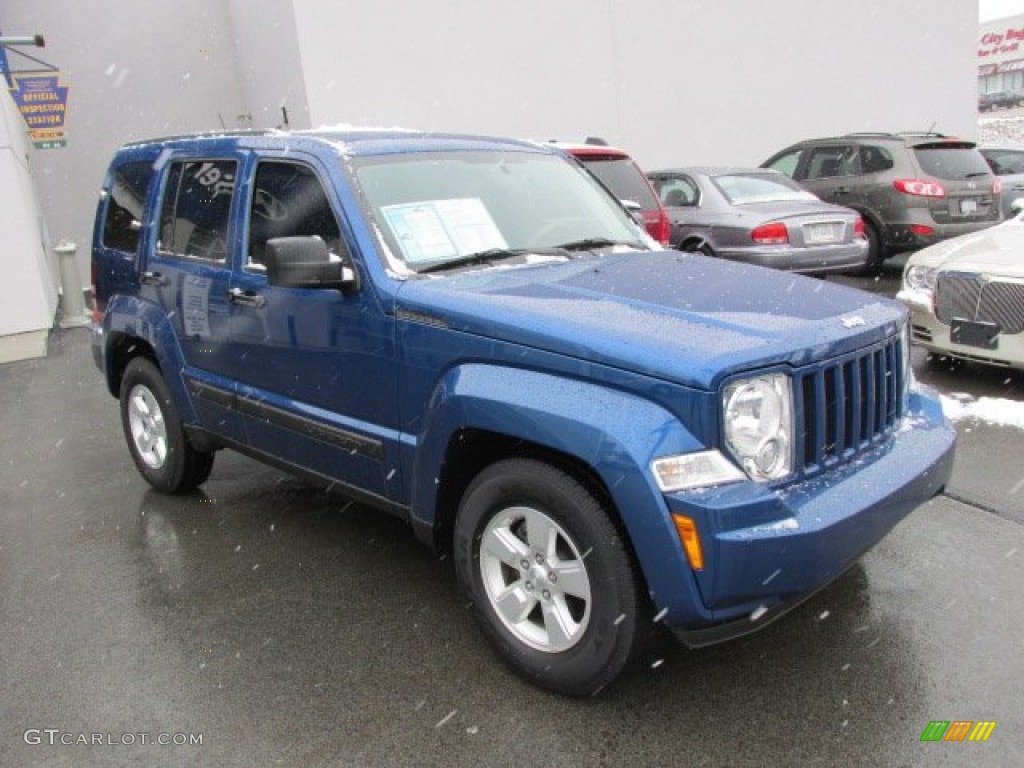 Deep Water Blue Pearl 2010 Jeep Liberty Sport 4x4 Exterior Photo #77787801