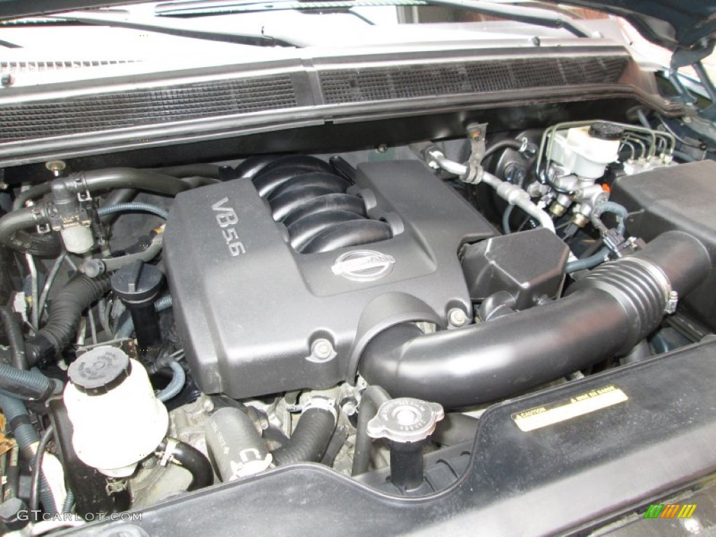 2004 Nissan Armada LE 4x4 5.6 Liter DOHC 32-Valve V8 Engine Photo #77787870