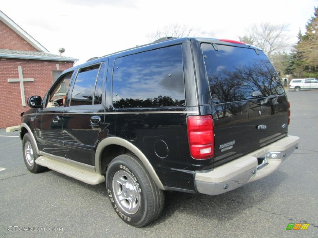 Black Clearcoat 2001 Ford Expedition Eddie Bauer 4x4 Exterior Photo #77788082