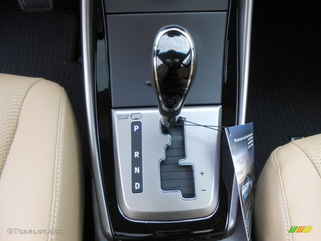 2013 Elantra Limited - Blue Sky Metallic / Beige photo #31