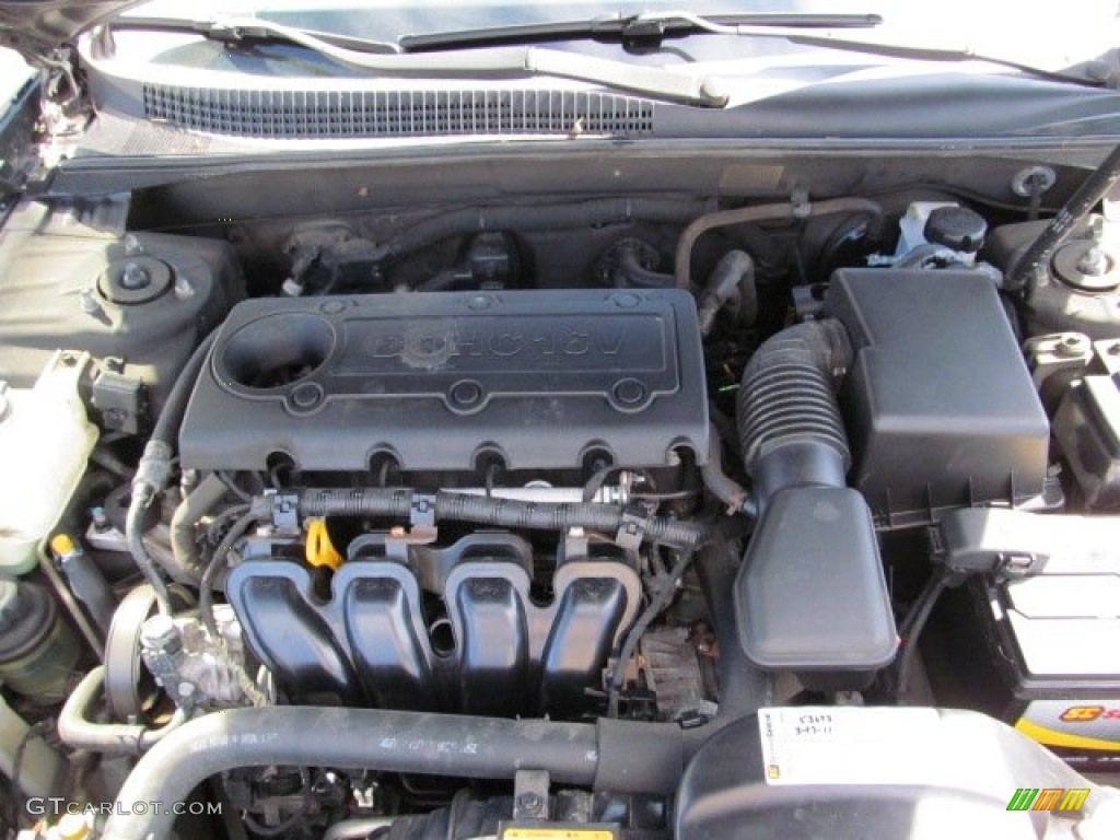 2009 Hyundai Sonata GLS 2.4 Liter DOHC 16V VVT 4 Cylinder Engine Photo #77788504