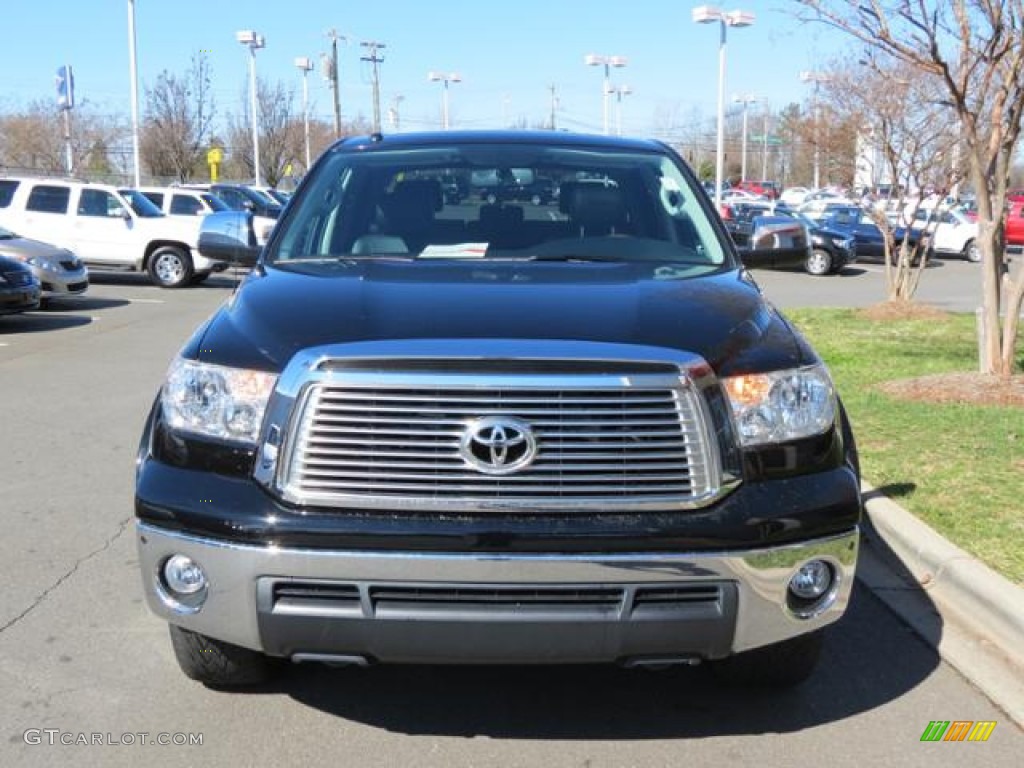 2010 Tundra Limited CrewMax 4x4 - Black / Black photo #2