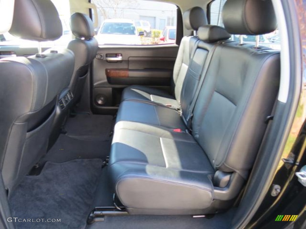 2010 Tundra Limited CrewMax 4x4 - Black / Black photo #6