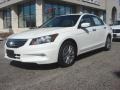 White Diamond Pearl - Accord EX-L V6 Sedan Photo No. 2