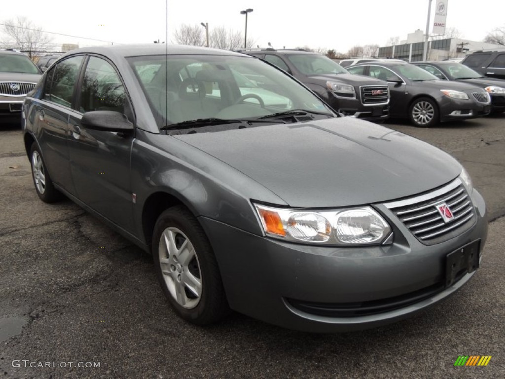 Storm Gray 2007 Saturn ION 2 Sedan Exterior Photo #77789033