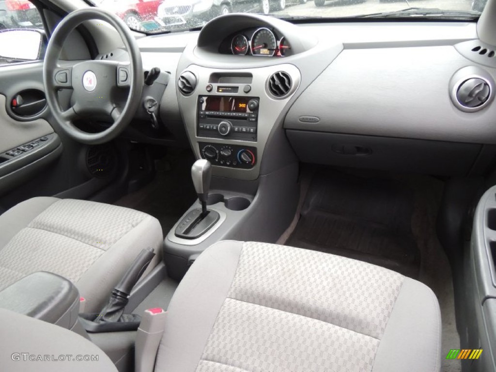 2007 Saturn ION 2 Sedan Gray Dashboard Photo #77789077