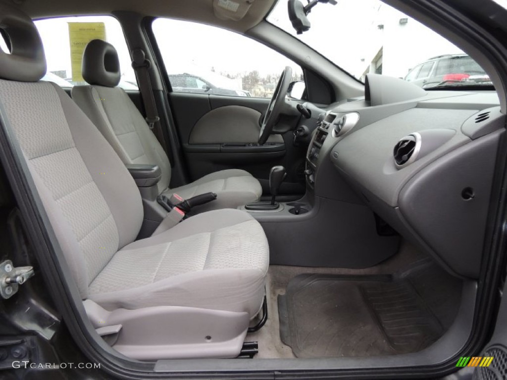 Gray Interior 2007 Saturn ION 2 Sedan Photo #77789104