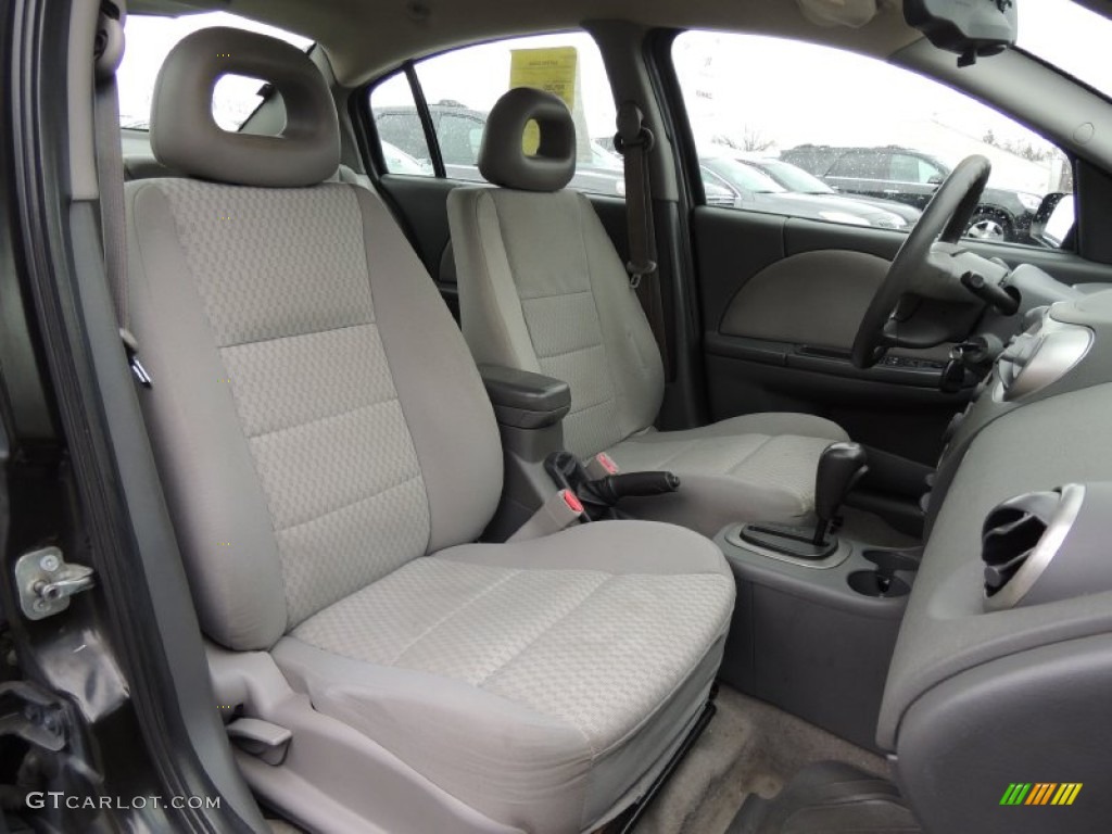Gray Interior 2007 Saturn ION 2 Sedan Photo #77789128