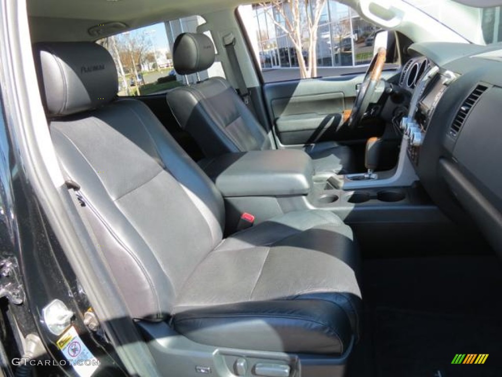 2010 Tundra Limited CrewMax 4x4 - Black / Black photo #29