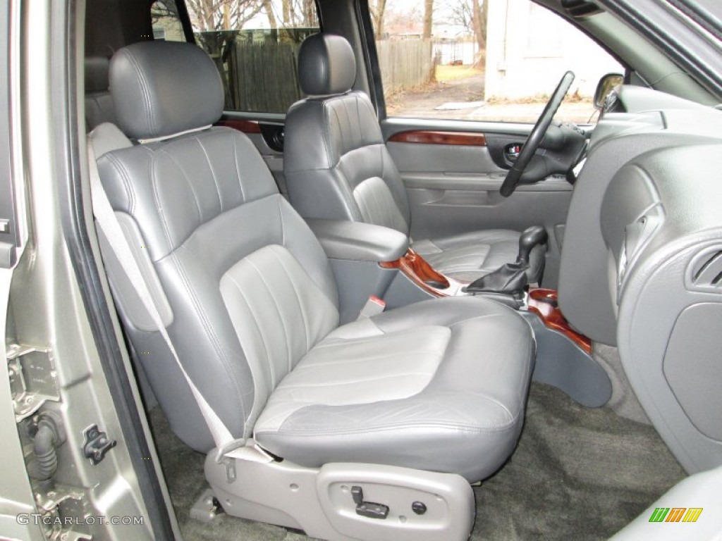 Medium Pewter Interior 2002 GMC Envoy XL SLT 4x4 Photo #77789294