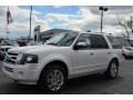 2013 White Platinum Tri-Coat Ford Expedition Limited 4x4  photo #6