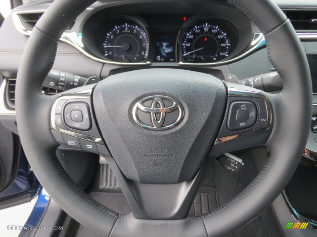 2013 Toyota Avalon XLE Black Steering Wheel Photo #77790923