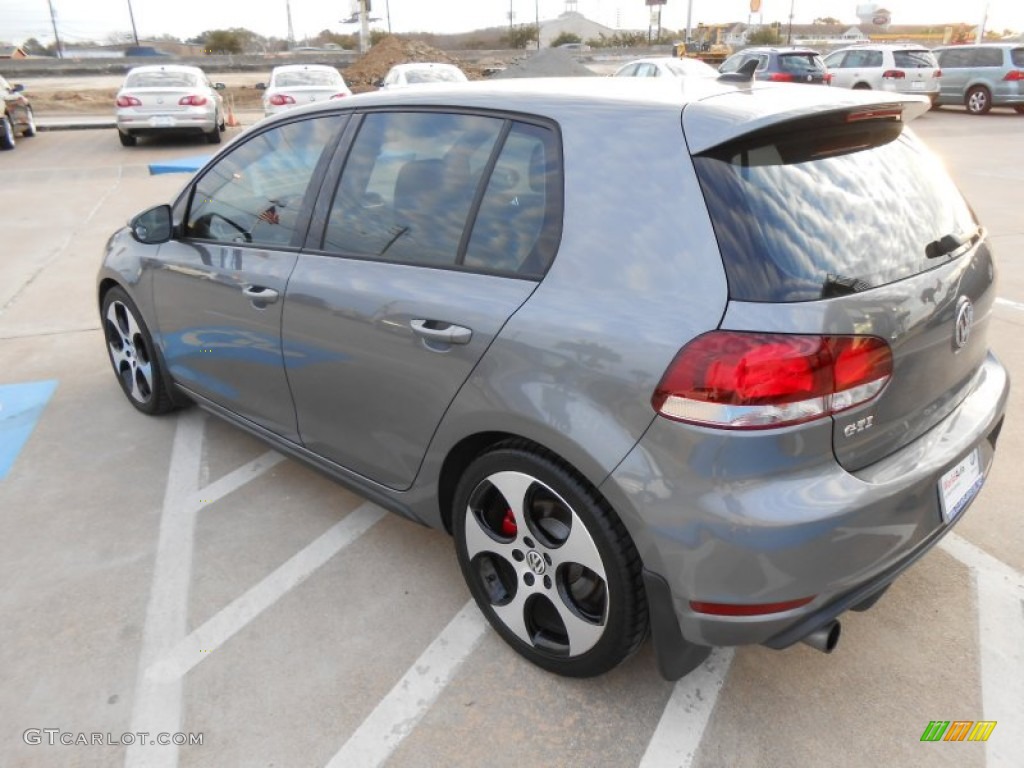 2010 GTI 4 Door - United Gray Metallic / Titan Black Leather photo #5