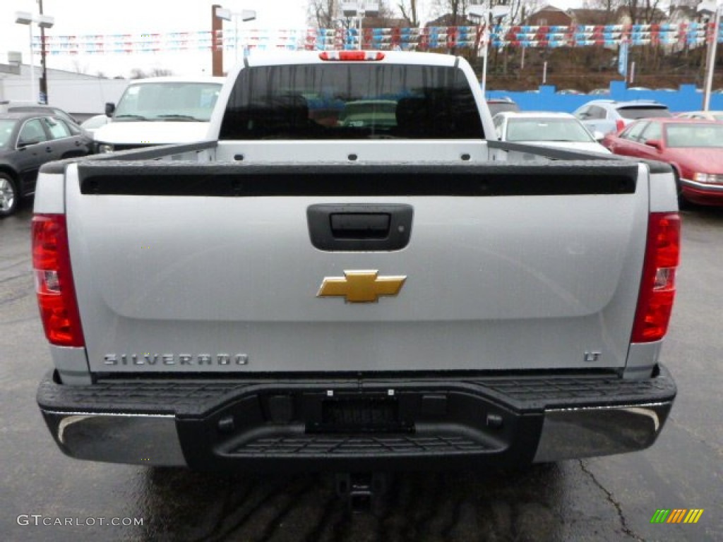 2013 Silverado 1500 LT Extended Cab 4x4 - Silver Ice Metallic / Ebony photo #4