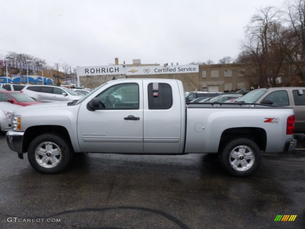 2013 Silverado 1500 LT Extended Cab 4x4 - Silver Ice Metallic / Ebony photo #6