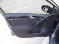 Titan Black Leather 2010 Volkswagen GTI 4 Door Door Panel