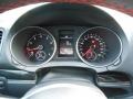 2010 Volkswagen GTI Titan Black Leather Interior Gauges Photo