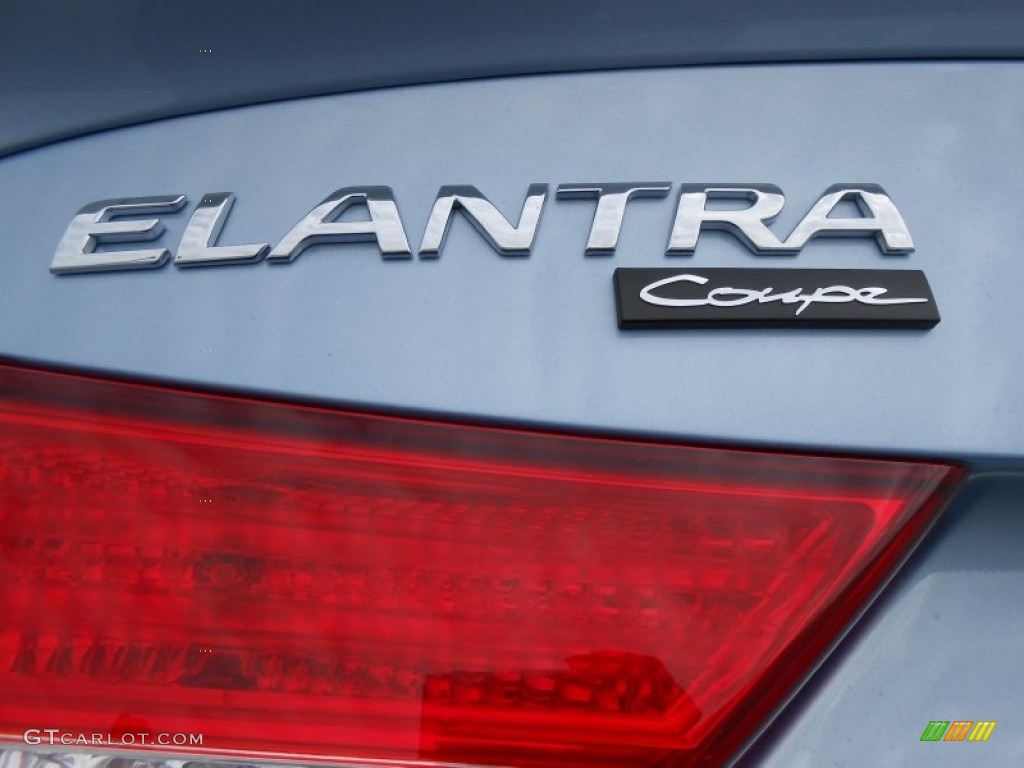 2013 Elantra Coupe SE - Blue Sky Metallic / Gray photo #14