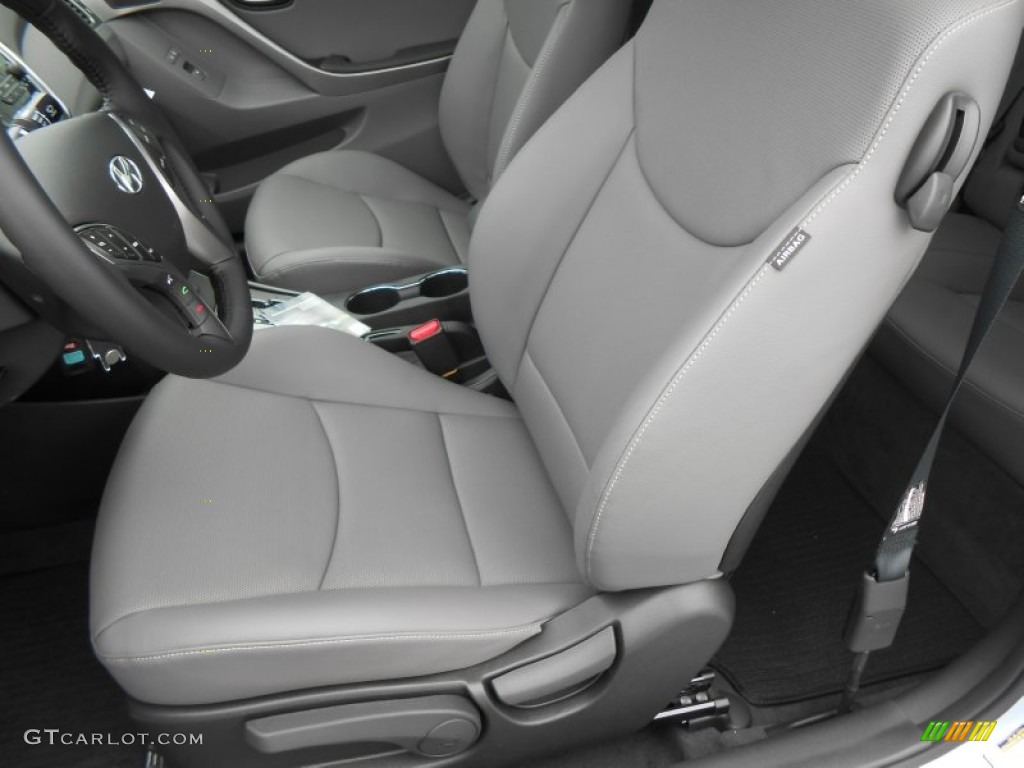 2013 Elantra Coupe SE - Blue Sky Metallic / Gray photo #20