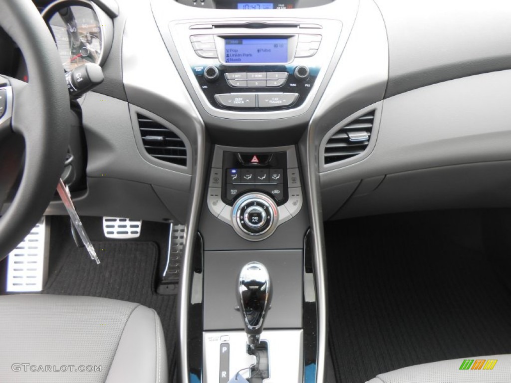 2013 Elantra Coupe SE - Blue Sky Metallic / Gray photo #25