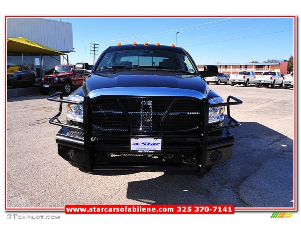 2009 Ram 3500 SLT Mega Cab 4x4 Dually - Brilliant Black Crystal Pearl / Medium Slate Gray photo #15