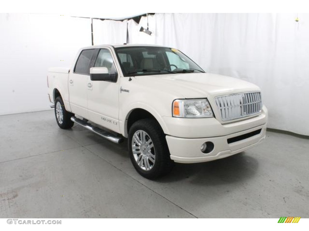 2007 Mark LT SuperCrew 4x4 - White Chocolate Tri Coat / Light Parchment/Espresso photo #4
