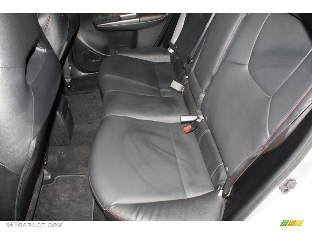 2011 Subaru Impreza WRX Limited Sedan Rear Seat Photo #77792945