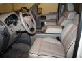 2007 Lincoln Mark LT Light Parchment/Espresso Interior Front Seat Photo