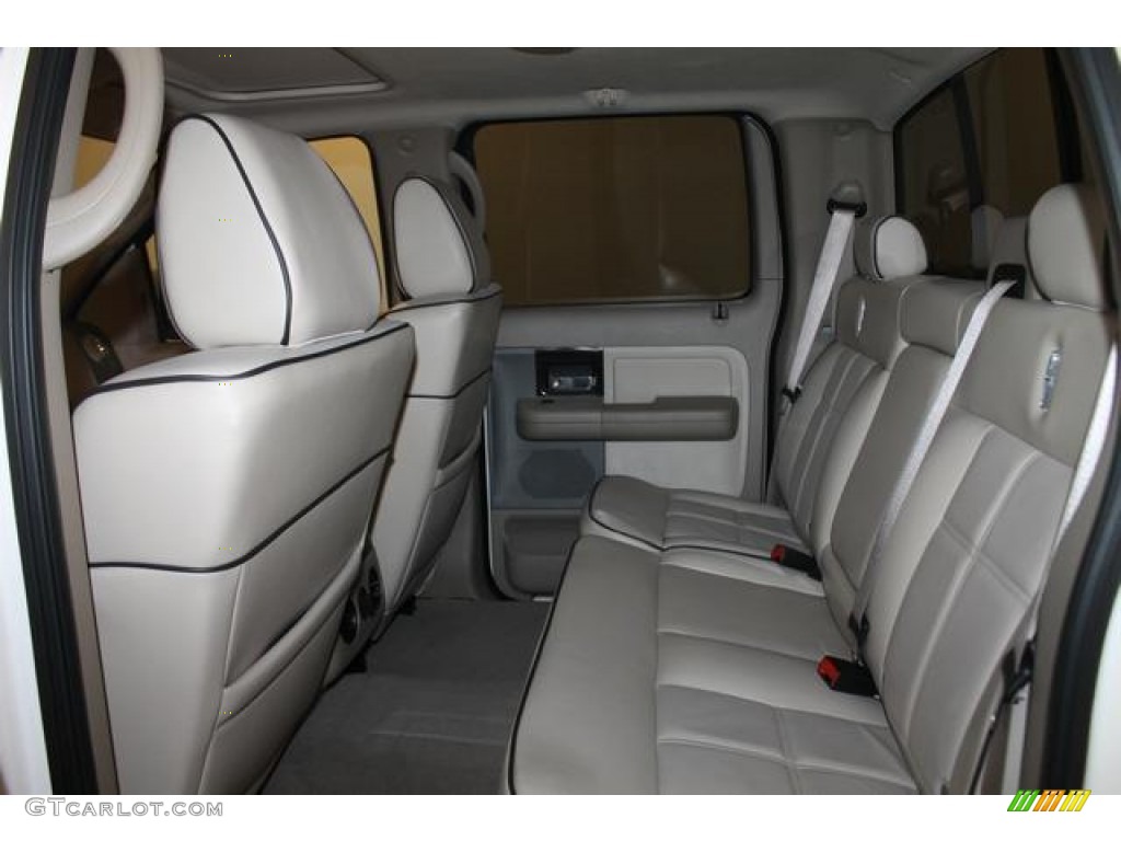 2007 Lincoln Mark LT SuperCrew 4x4 Rear Seat Photo #77793105