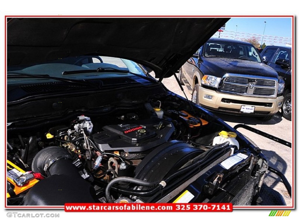 2009 Ram 3500 SLT Mega Cab 4x4 Dually - Brilliant Black Crystal Pearl / Medium Slate Gray photo #39