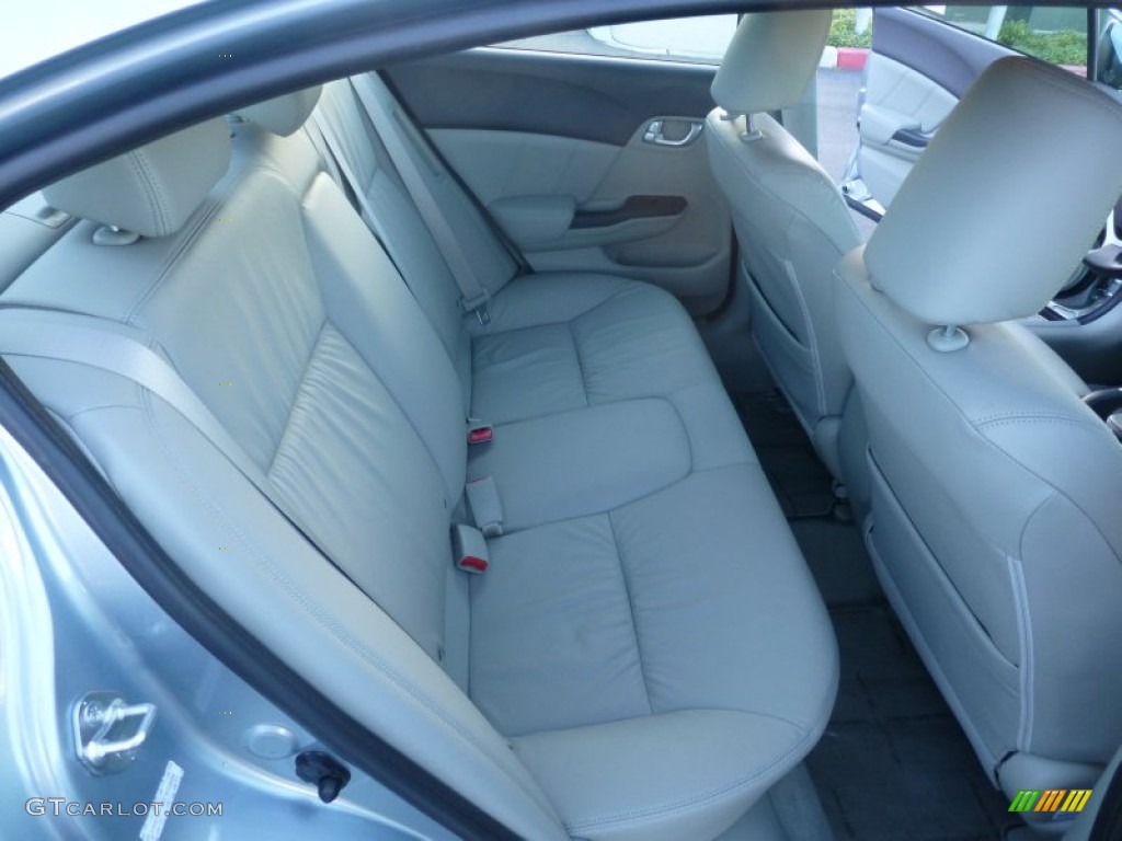 2012 Honda Civic Hybrid-L Sedan Rear Seat Photos