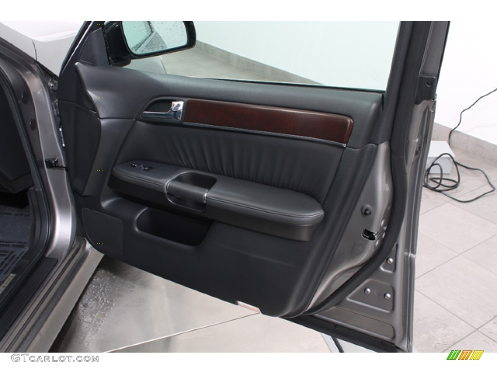 2010 Infiniti M 45x AWD Sedan Graphite Door Panel Photo #77794088