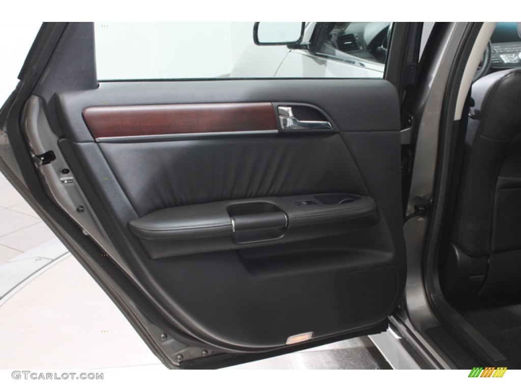 2010 Infiniti M 45x AWD Sedan Graphite Door Panel Photo #77794124